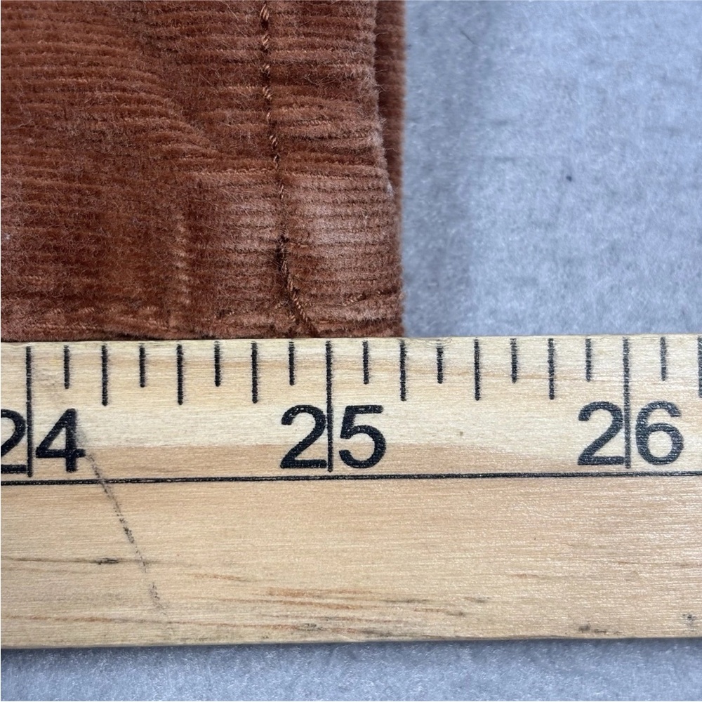 Pilcro By Anthropologie Pants Women’s 31 Brown Corduroy High Rise Skinny Preppy - Picture 4 of 12
